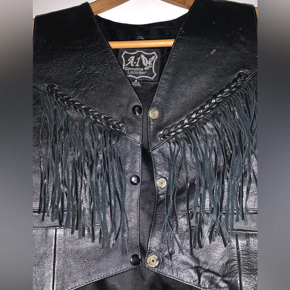 Genuine Leather size S vest